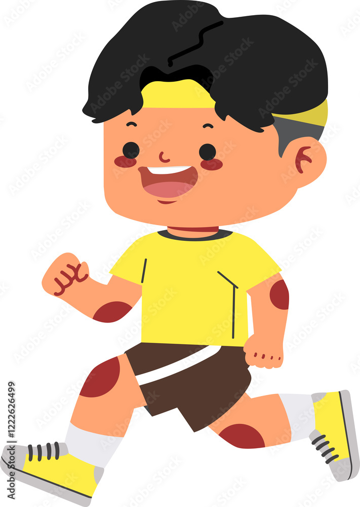 boy participating in a school sports event boy participating in a school sports event