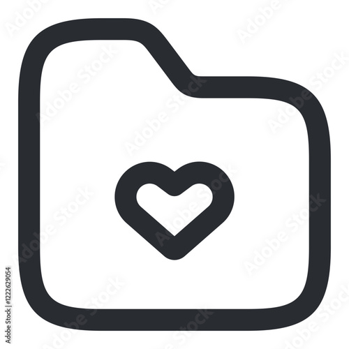 folder icons outline