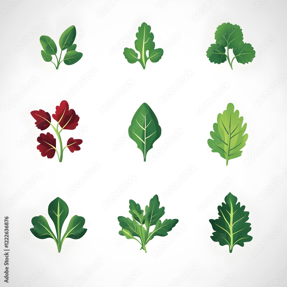 set of leaves set of leaves