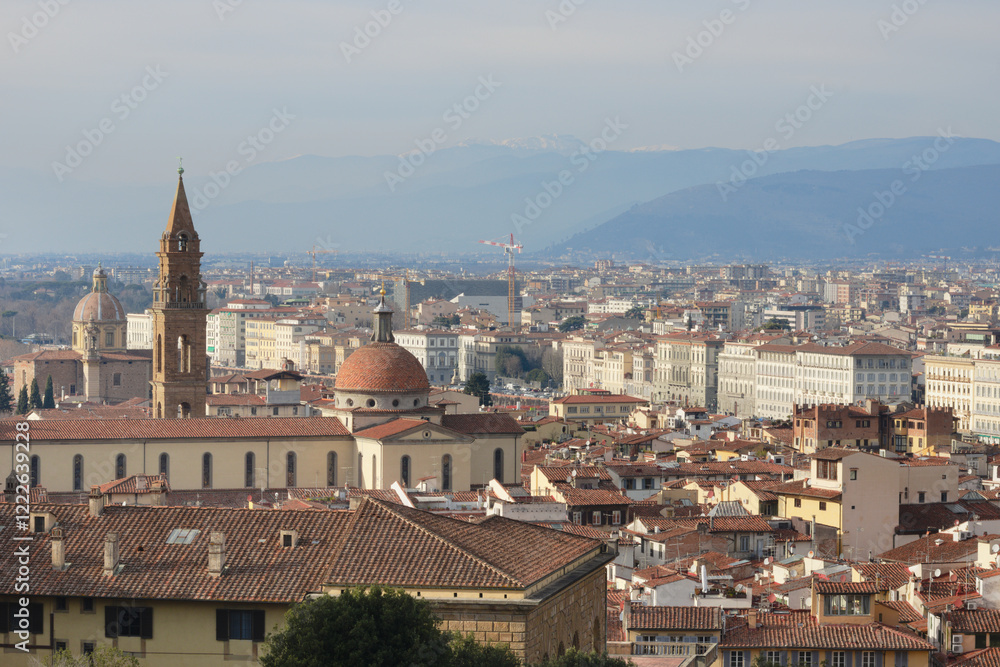 Fototapeta premium View of Florence, Tuscany, Italy