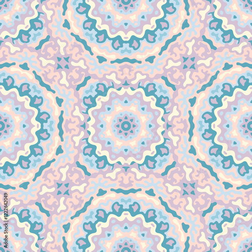 Floret seamless pattern. Repeating elements urban fashion. Vector artistic ba...