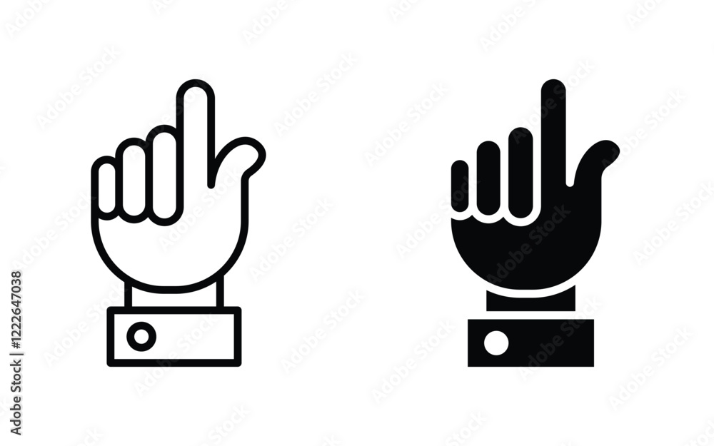 Hand click icon set. pointer icon vector. hand cursor icon vector for mobile concept and web design. Hand click icon set. pointer icon vector. hand cursor icon vector for mobile concept and web design.