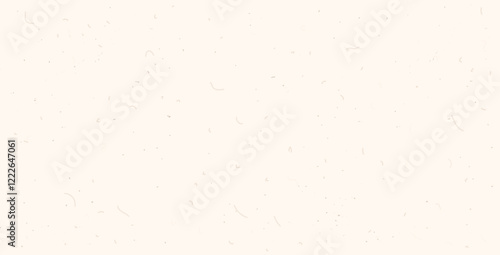 Beige grain texture. Rice paper. Neutral grey tone background with noise and speckles. Pale egg shell backdrop. Natural creamy canvas with spots and grunge flecks. Vector illustration.