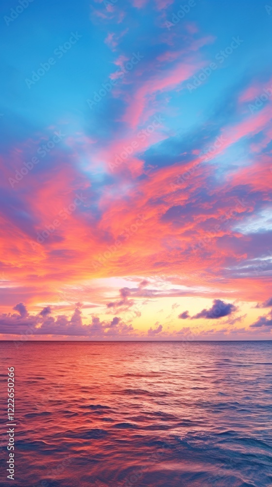 Fototapeta premium Sea sunlight cloud sky outdoors.