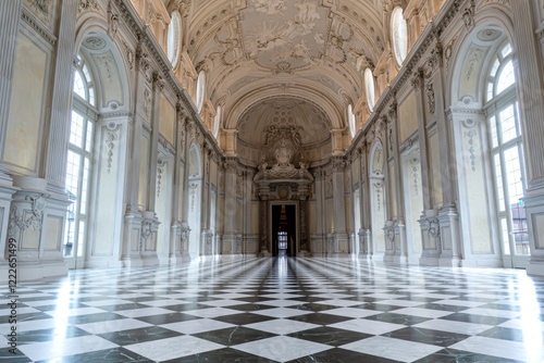 The Venaria Reale, Torino, Italy. The Reggia.