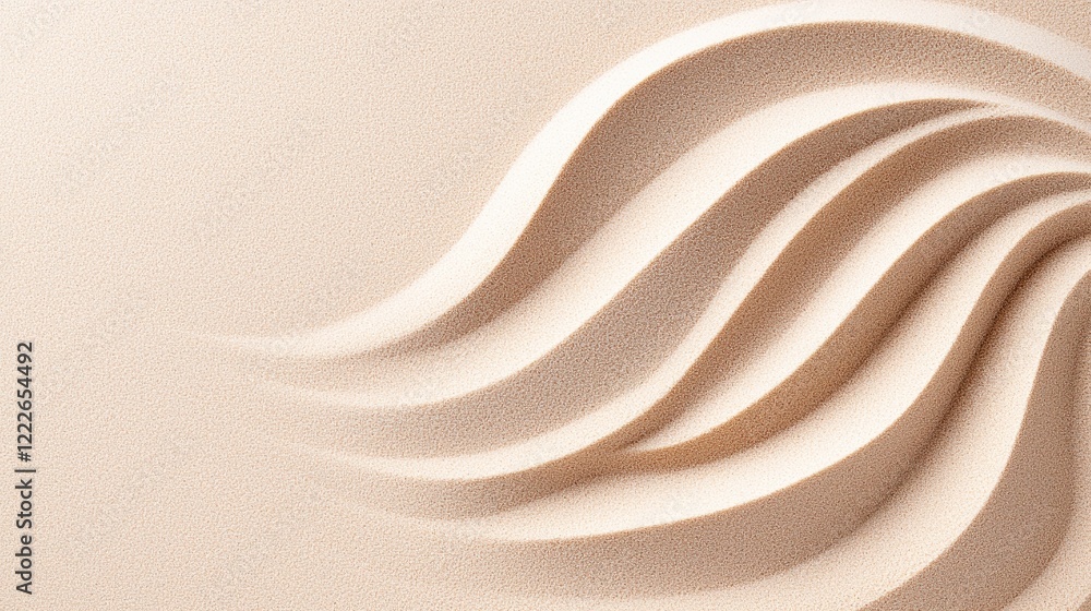 Abstract beige sand waves, textured background Abstract beige sand waves, textured background
