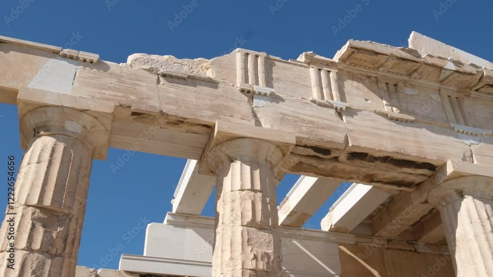 Athens with Acropolis hill on a hot summer day in Greece. Travel image of a heatwave in Athens. Acropolis at sunset, UNESCO World Heritage Site, Athens, Attica, Greece, Europe Athens with Acropolis hill on a hot summer day in Greece. Travel image of a heatwave in Athens. Acropolis at sunset, UNESCO World Heritage Site, Athens, Attica, Greece, Europe