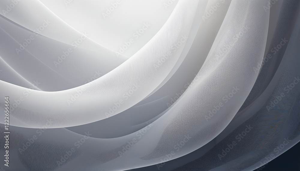 White fabric waves textured with a cracked surface pattern. White fabric waves textured with a cracked surface pattern.