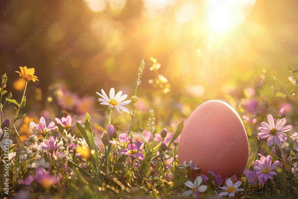 Fototapeta premium Sunrise Easter Egg