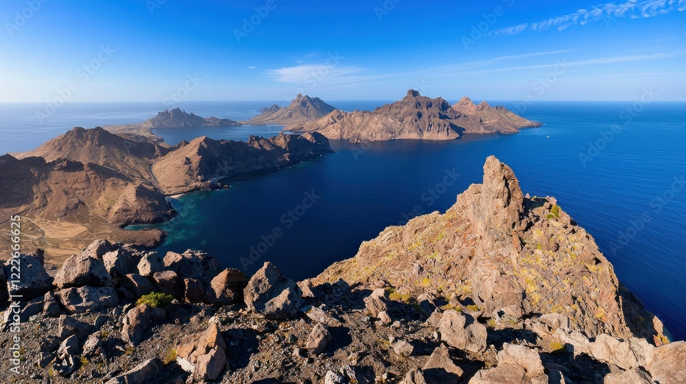 Obraz premium Island seascape panorama