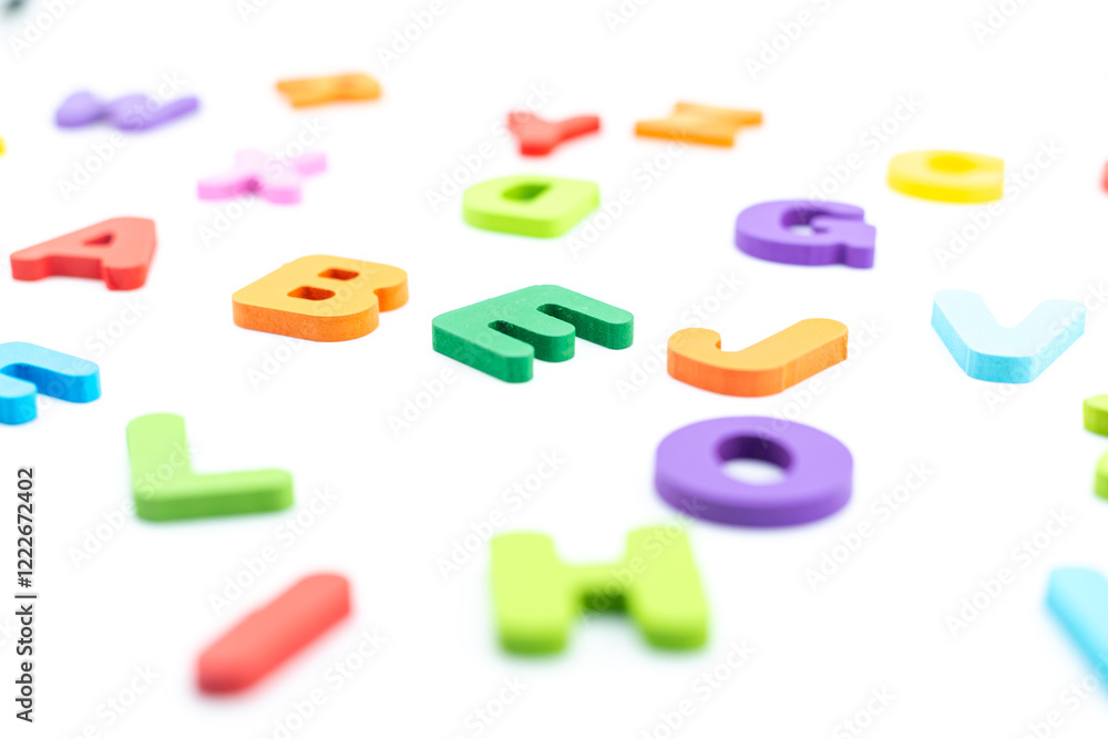 Naklejka premium game a b c isolated on white background