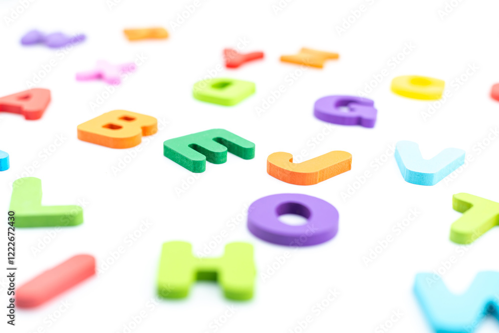 Naklejka premium game a b c isolated on white background