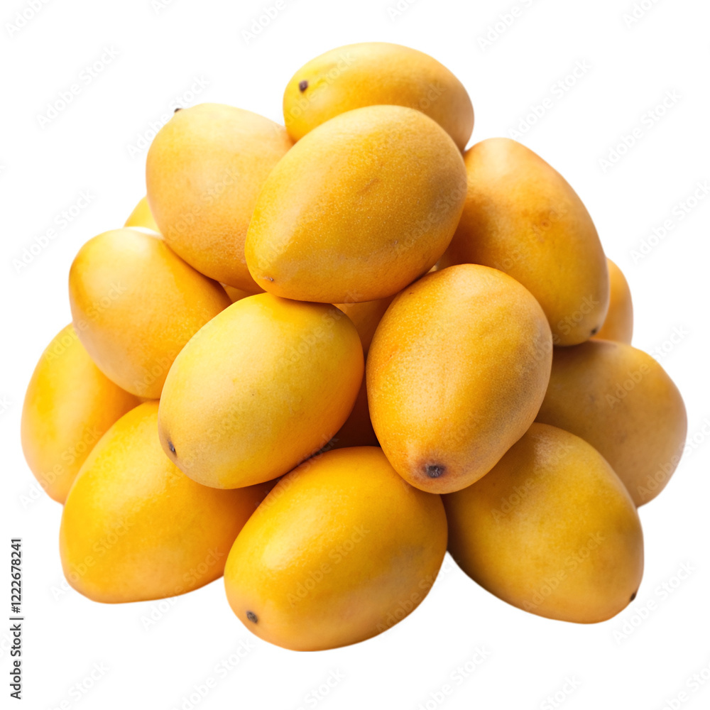 Pile of mango isolated on transparent background Pile of mango isolated on transparent background