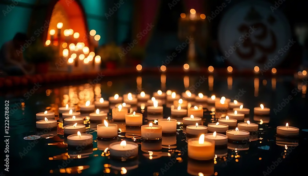 Floating Candles Illuminate A Sacred Space Floating Candles Illuminate A Sacred Space