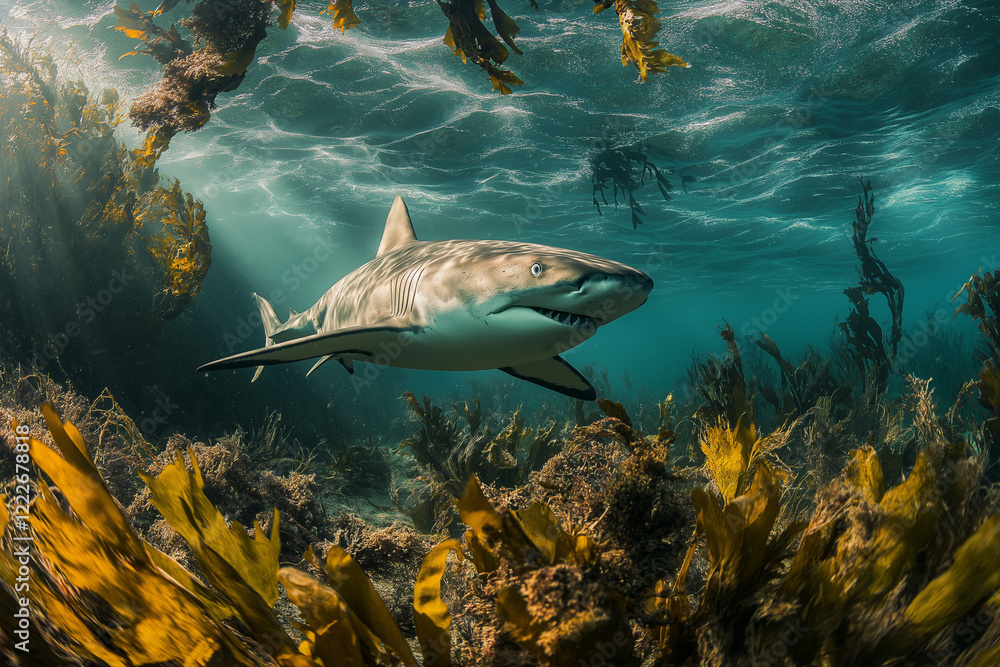 Fototapeta premium Shark in the sea