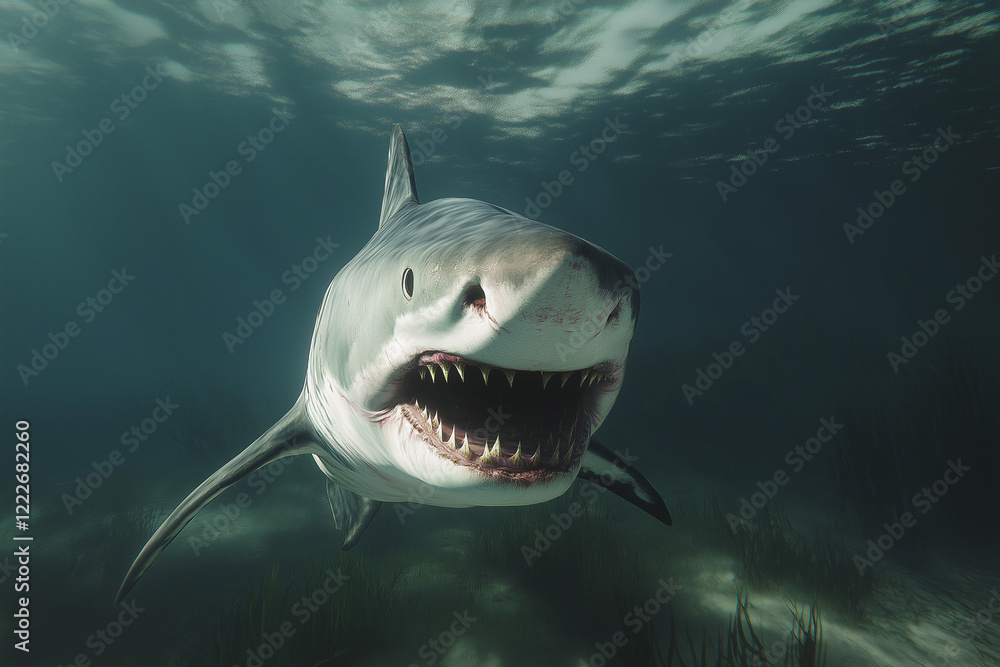 Naklejka premium shark