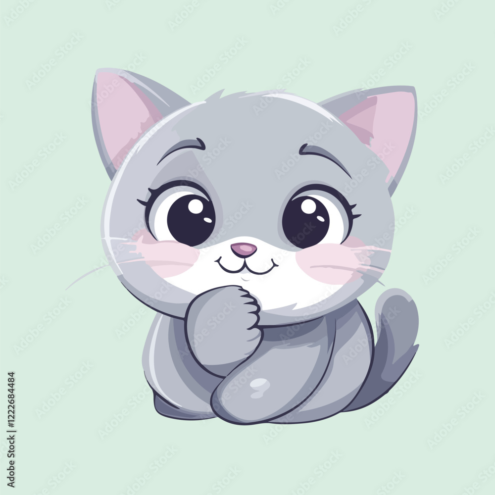 cute cat vector illustration cute cat vector illustration