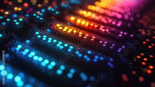 Wallpaper Mural An abstract digital artwork featuring vertical bars of varying widths and colors, Torontodigital.ca