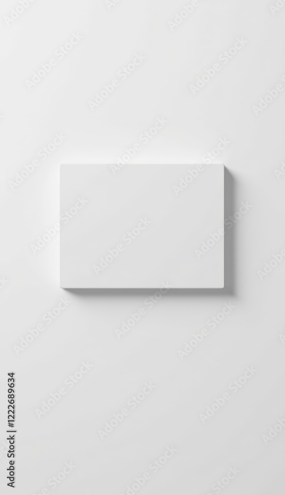 Blank white canvas with copy space for design mockup Blank white canvas with copy space for design mockup