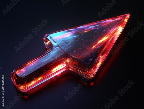 mouse cursor against black background