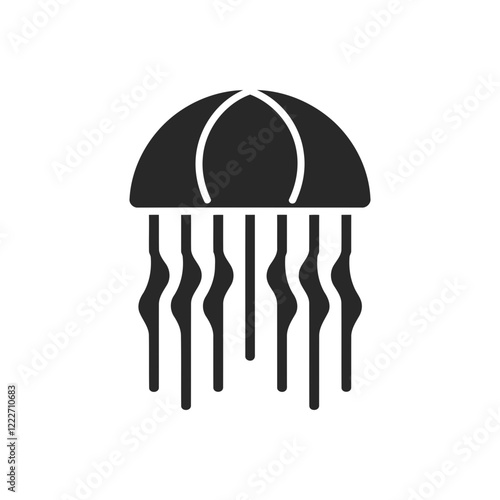 Jellyfish Straight Ripple Icon