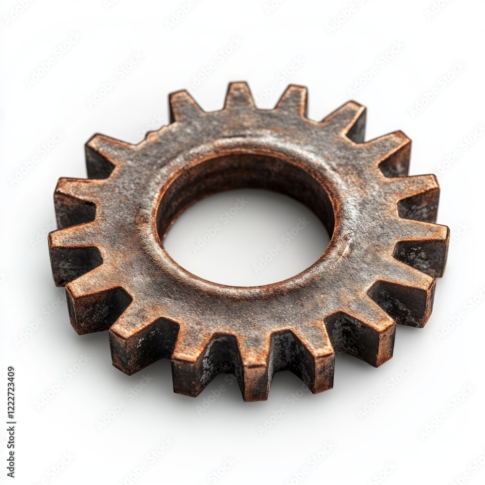 Detailed Rusty Gear Mechanism: An Industrial Design Object Detailed Rusty Gear Mechanism: An Industrial Design Object