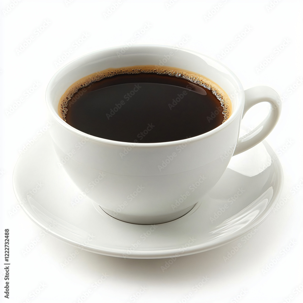Cup of coffee isolated on white Cup of coffee isolated on white