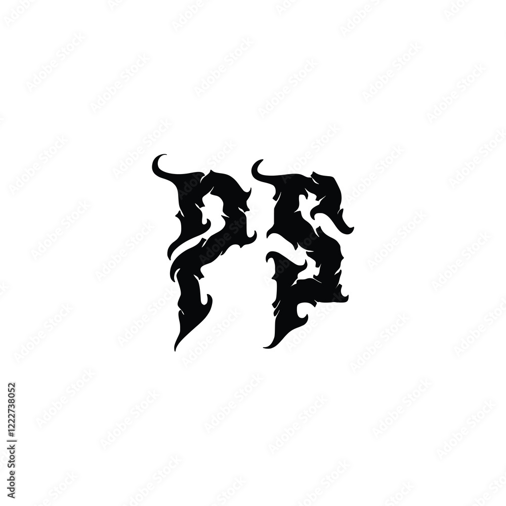 PS monogram logo design letter text name symbol monochrome logotype alphabet character simple logo PS monogram logo design letter text name symbol monochrome logotype alphabet character simple logo