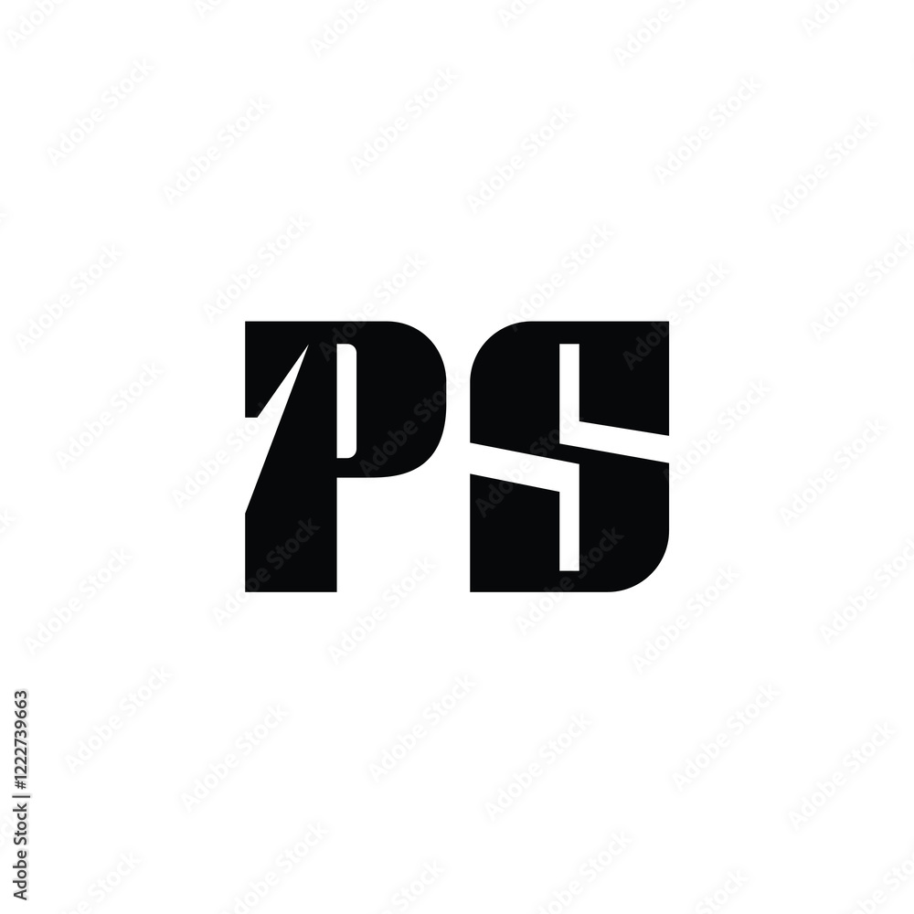 PS monogram logo design letter text name symbol monochrome logotype alphabet character simple logo PS monogram logo design letter text name symbol monochrome logotype alphabet character simple logo