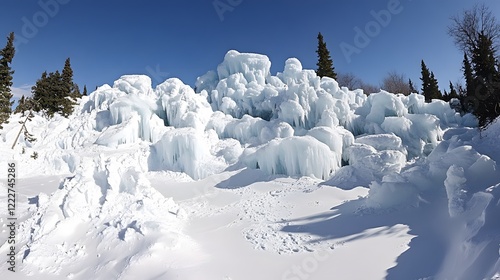 Wallpaper Mural Stunning Ice Formations Winter Landscape Photography Torontodigital.ca