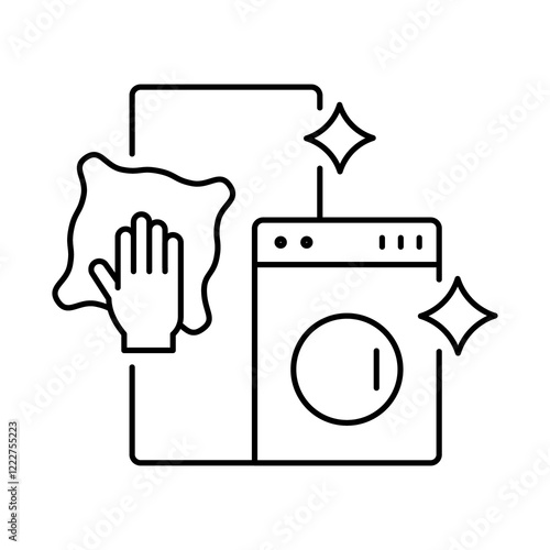 Appliance Cleaning – Washer Representing Home Appliance Hygiene