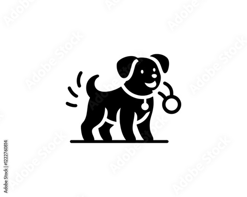 Dog Logo design template. Vector illustration.