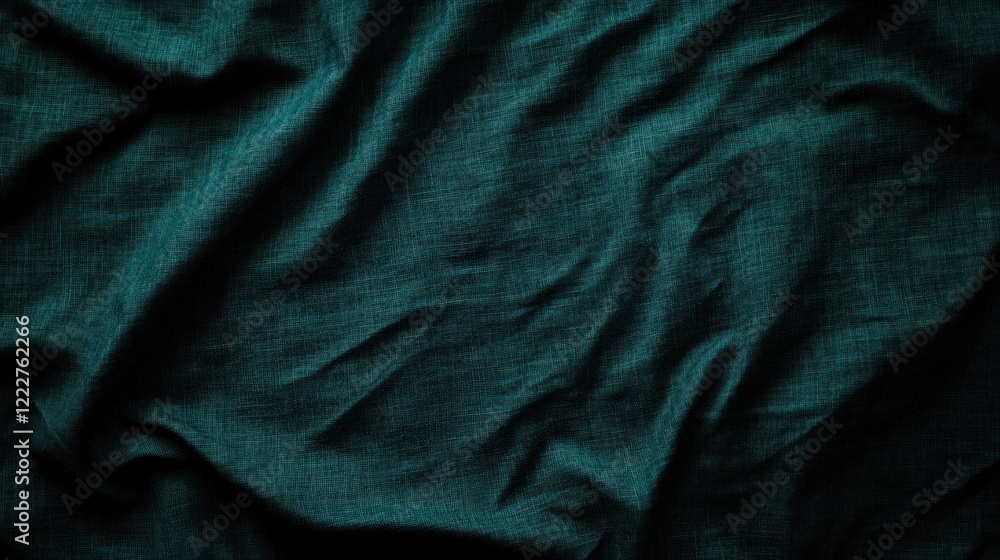 Fototapeta premium abstract flat lay views backgorund of clean fabric surface, green fabric color