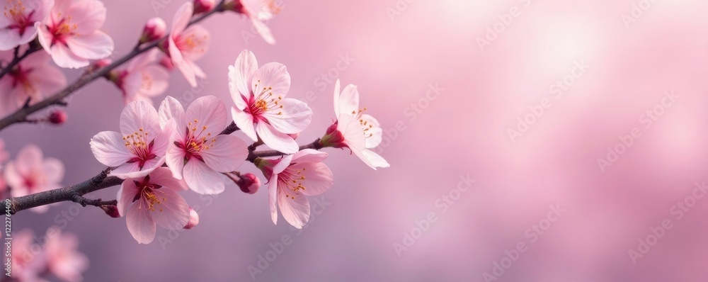 gentle sway of pale pink cherry blossom branch, branch, delicate, blossoms gentle sway of pale pink cherry blossom branch, branch, delicate, blossoms
