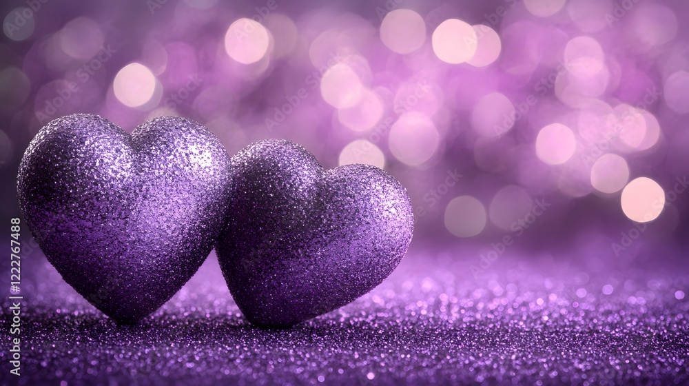 Fototapeta premium pink heart on a dark background