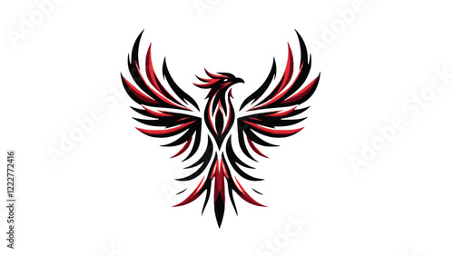 Bold Phoenix Design for Logo or Tattoo