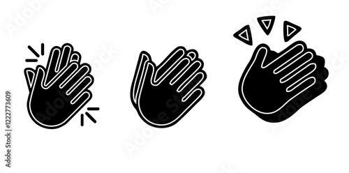 Clapping hands icon