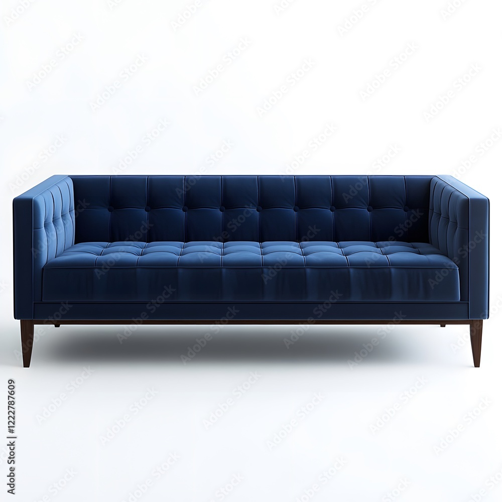 Fototapeta premium sofa isolated on white background
