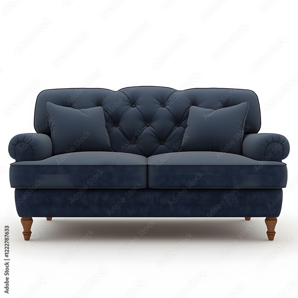 Fototapeta premium sofa isolated on white background