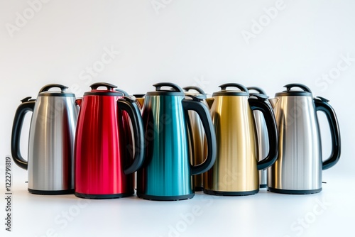 Sleek and Vibrant Electric Kettles: A Modern Kitchen Essential photo