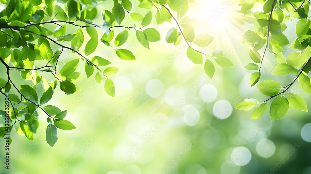 fresh green leaves fresh green leaves