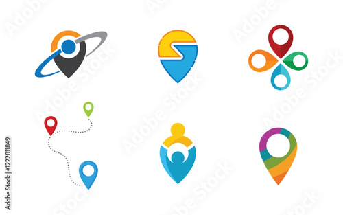 Location point icon vector illustration design Template