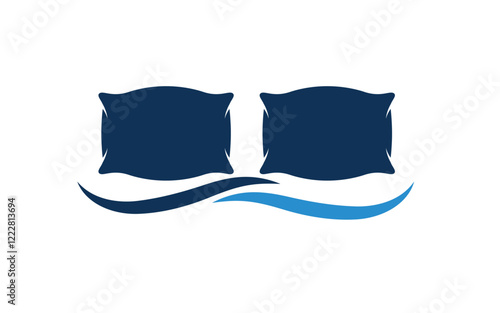 Pillow Vector icon design illustration template 