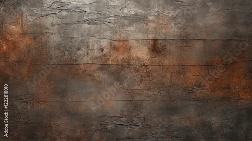 Wallpaper Mural Abstract Texture of Rusty Metal Surface with Scratches and Wear on an Old Background for Unique Artistic Concepts and Design Elements Torontodigital.ca