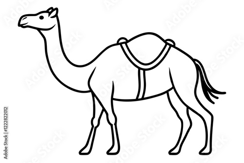 Minimalist Camel Vector