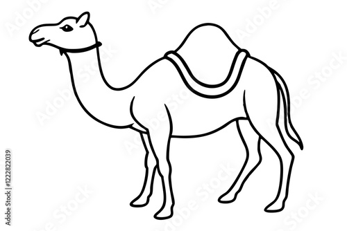 Minimalist Camel Vector
