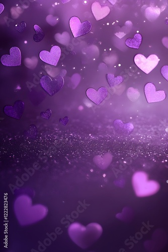 red hearts background