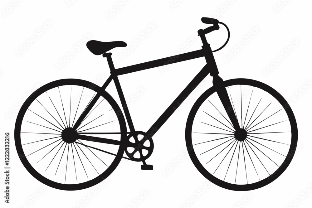 Obraz premium Modern Bicycle Outline Designs