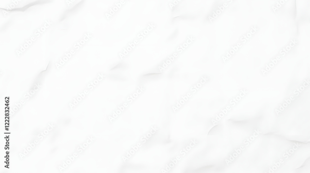 Obraz premium white crumpled and creased glued wrinkled paper poster texture background