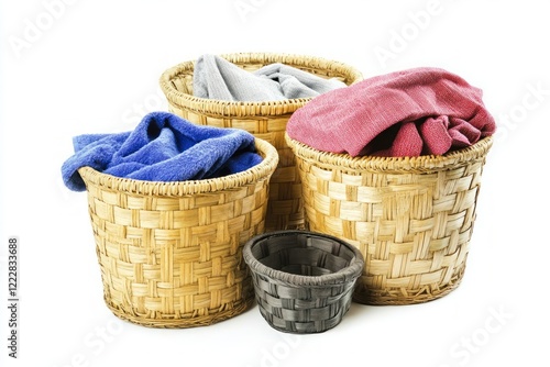 Stylish Woven Laundry Baskets for Organized Home photo